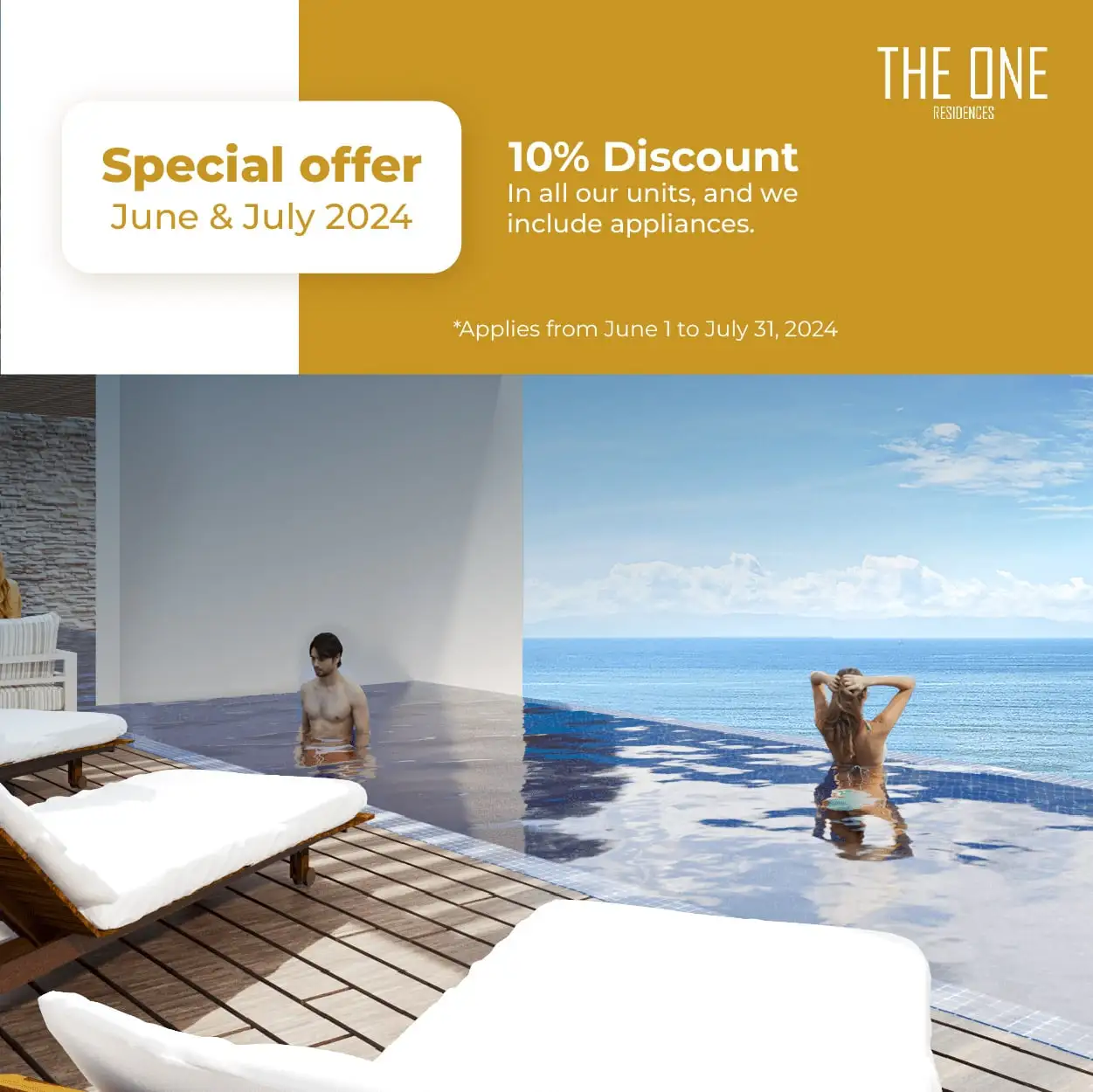 Promotion June & July The One Residences Bucerías